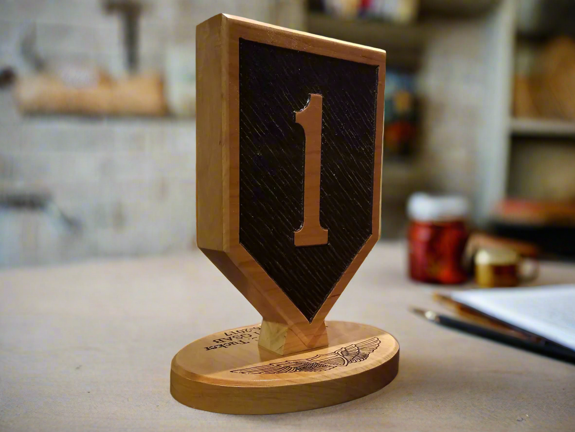 1st Infantry Division Desk Carving / PCS / Retirement Gift