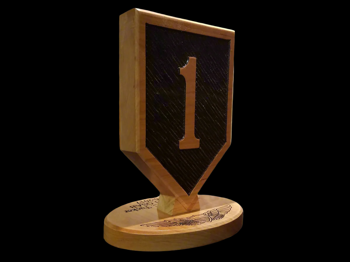 1st Infantry Division Desk Carving / PCS / Retirement Gift