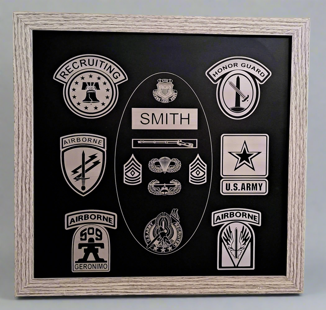 Metal Shadow Board (Laser Engraved)
