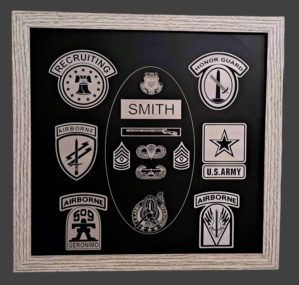 Metal Shadow Board (Laser Engraved)