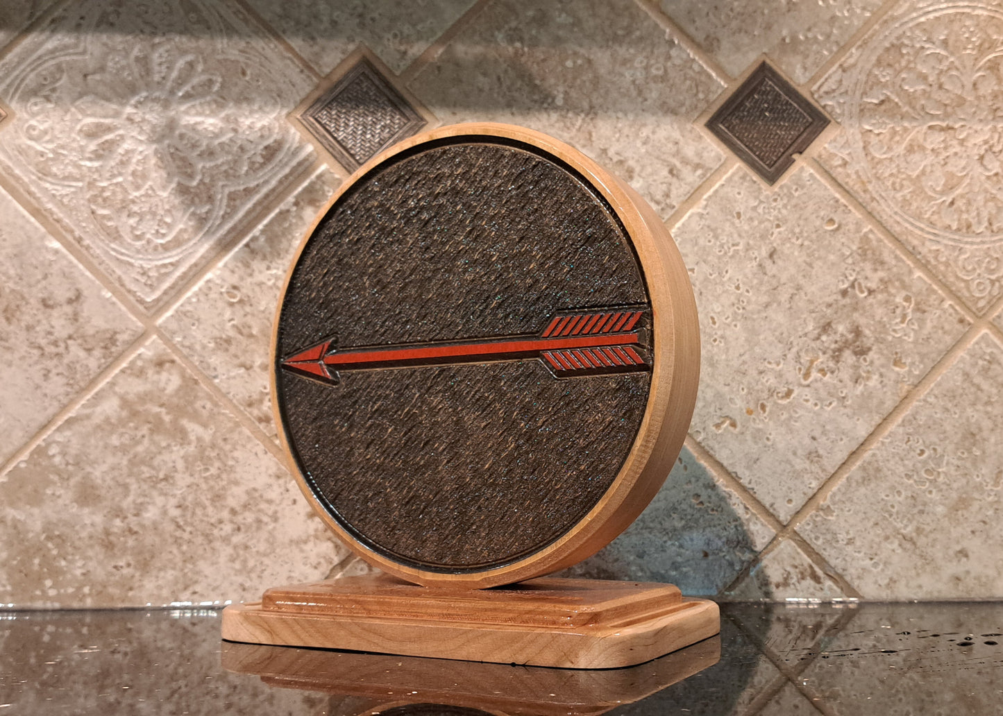 Asymmetric Warfare Group Desk Carving / PCS / Retirement Gift