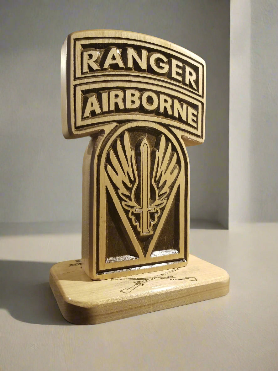 Joint Readiness Training Center (JRTC) Desk Carving
