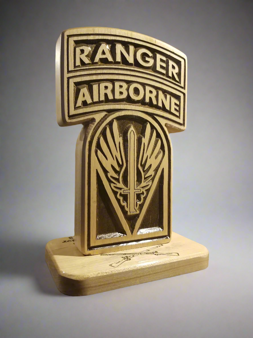 Joint Readiness Training Center (JRTC) Desk Carving