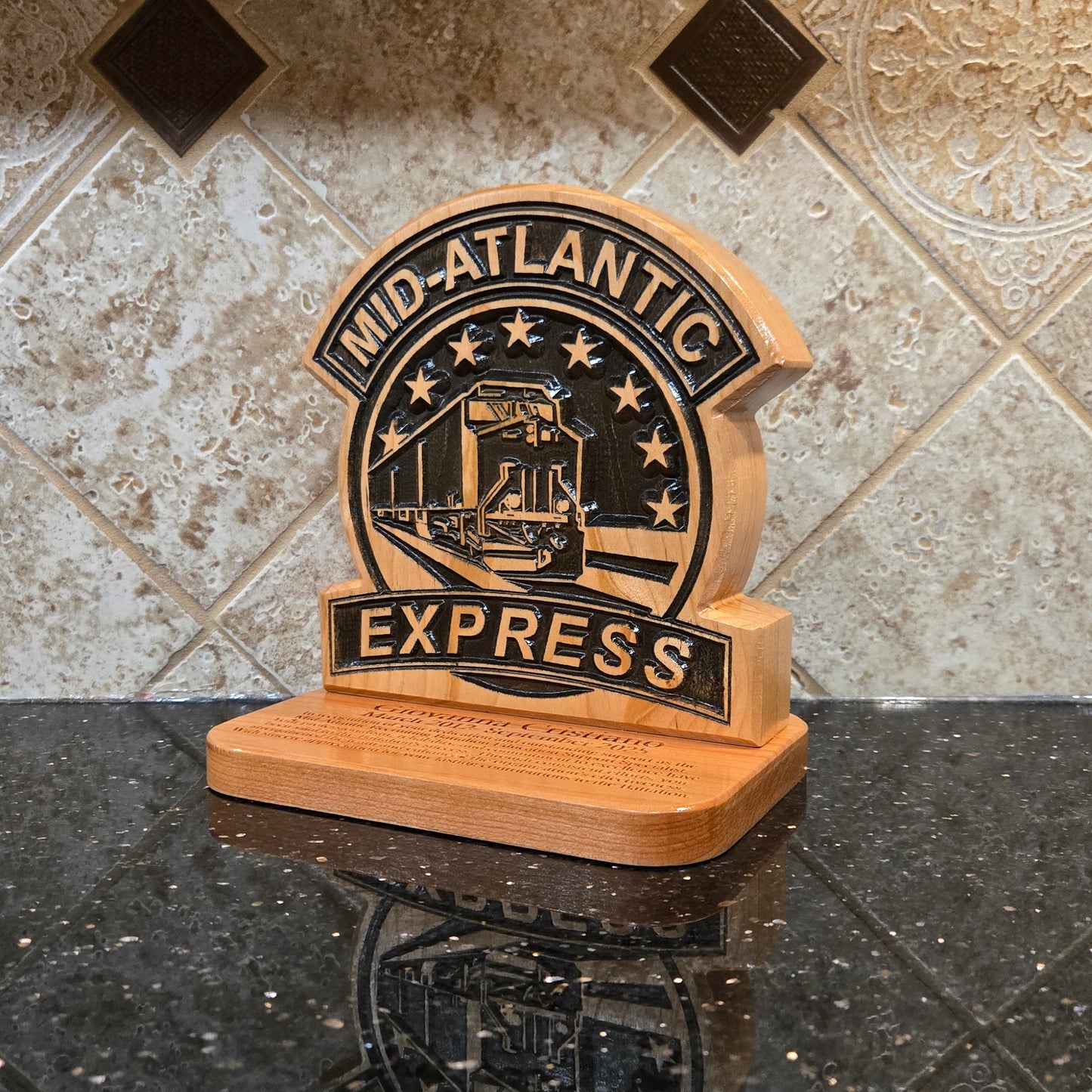 USAREC carving