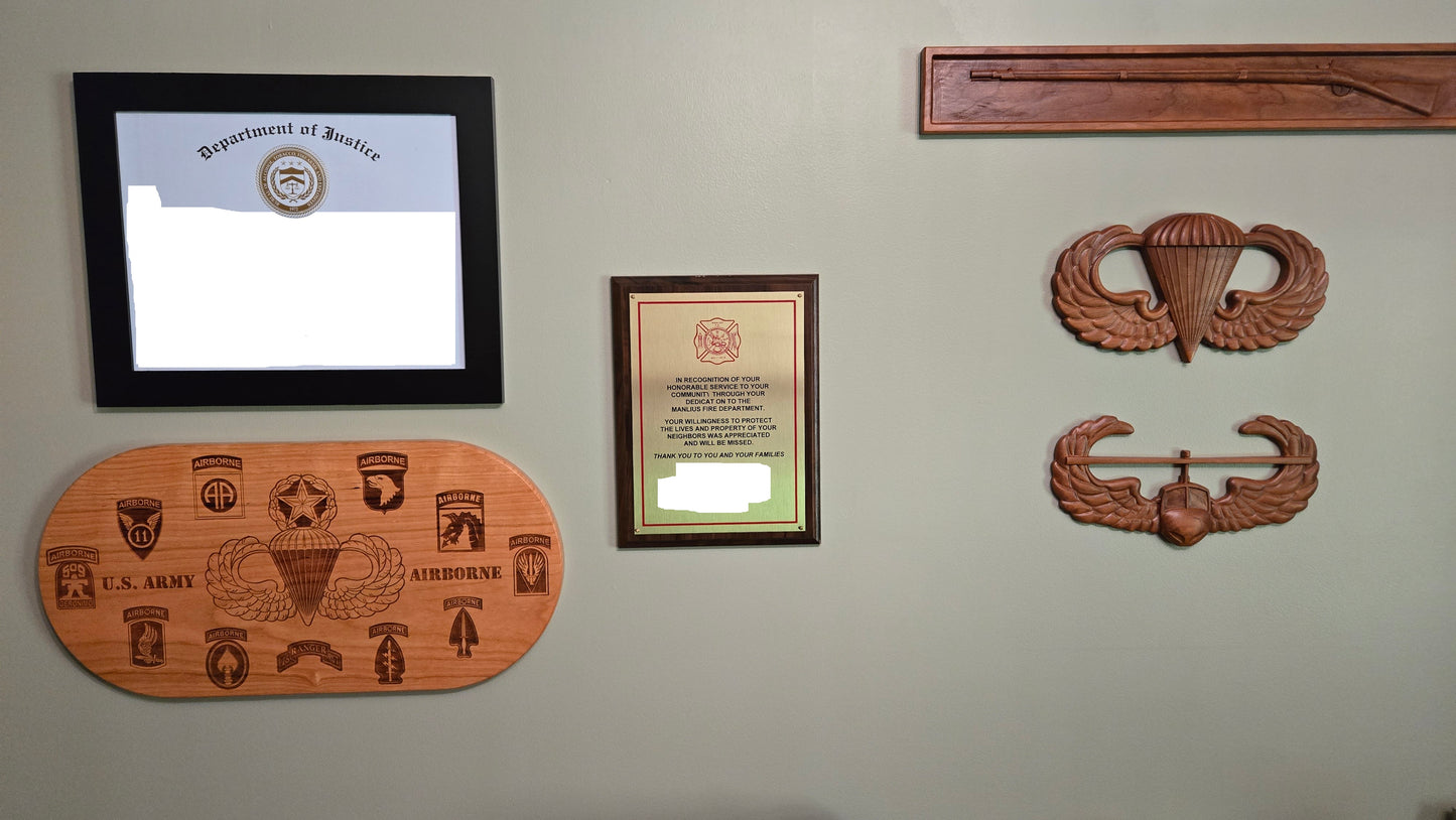 U.S. Army Airborne Plaque