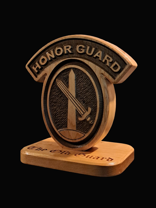 3d U.S. Infantry Regiment (The Old Guard) Desk Carving / PCS / Retirement Gift