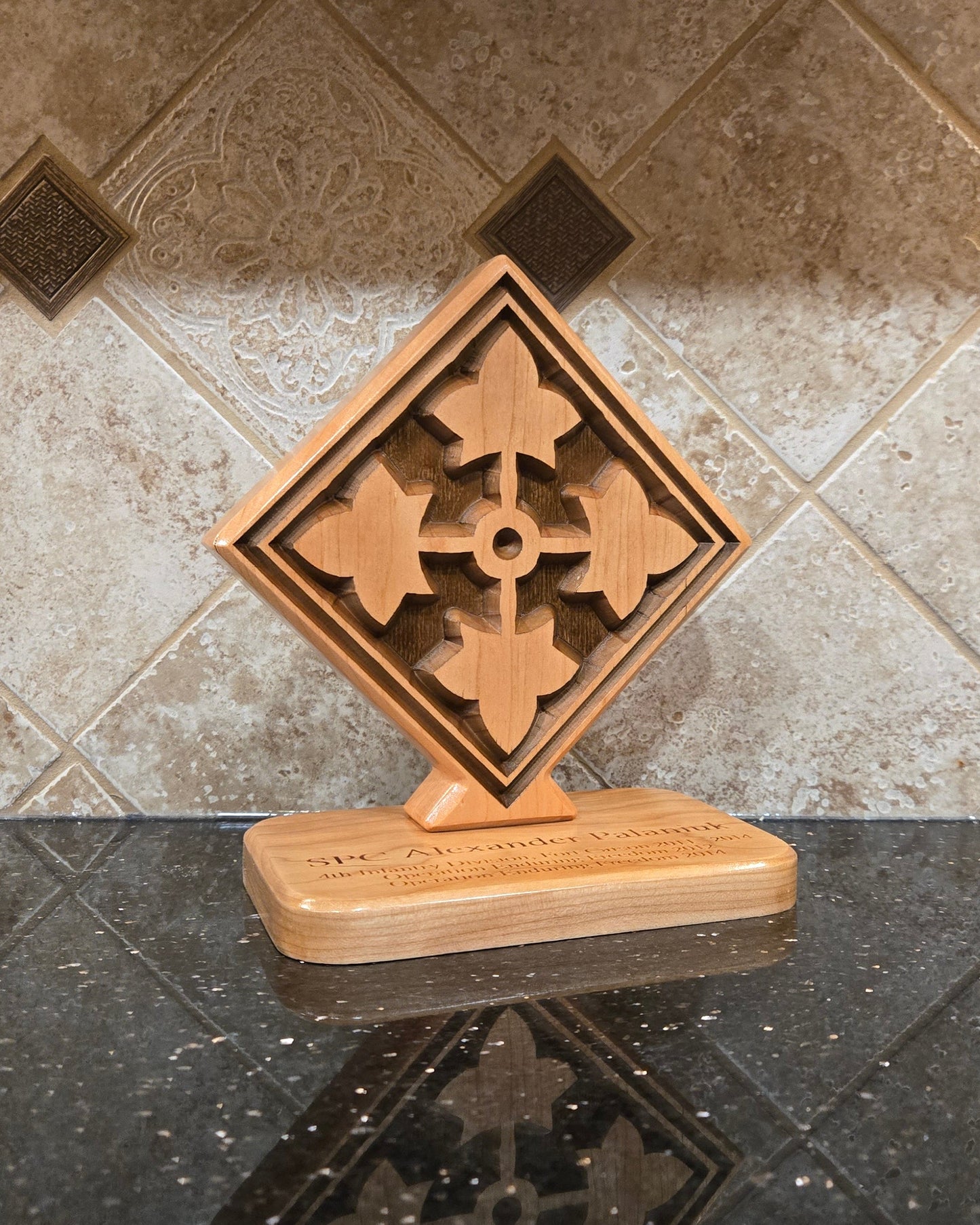 4th Infantry Division Carving