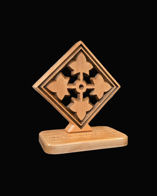 4th Infantry Division Desk Carving / PCS / Retirement Gift