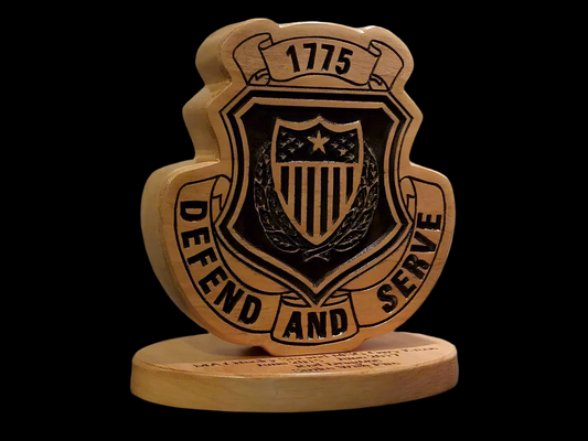 Adjutant General Desk Carving