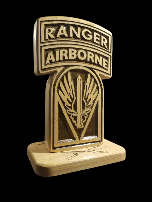 Joint Readiness Training Center (JRTC) Desk Carving