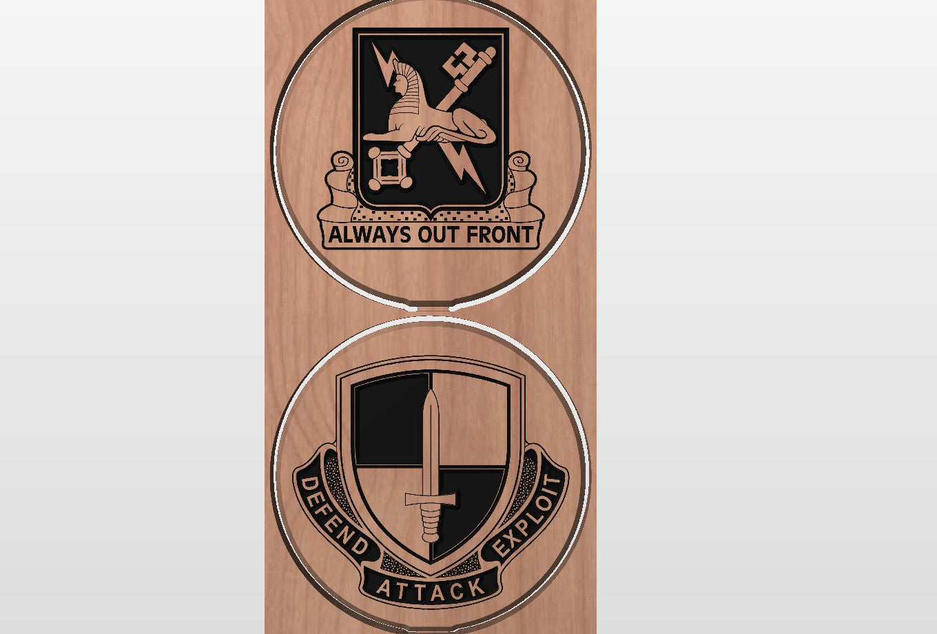 Custom Rudis Base w Carving